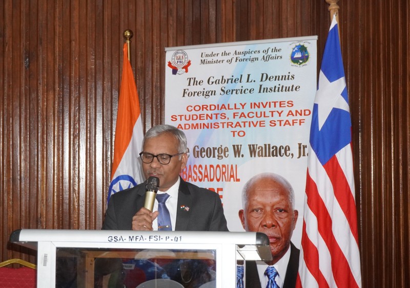 Ambassador’s participation at George W. Wallace, Jr. Ambassadorial Lecture at Gabriel L. Dennis Foreign Service Institute of Liberia– 24 April 2026